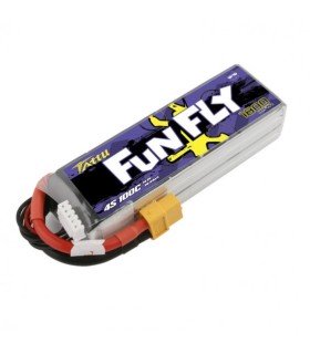 Batterie Lipo Tattu FunFly 4S 1800mAh 100C