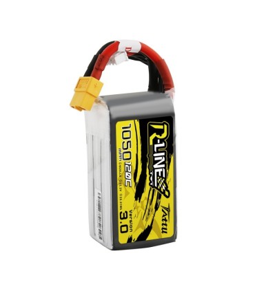 6S 1050mAh 120C TATTU R Line v3. 0 batterij