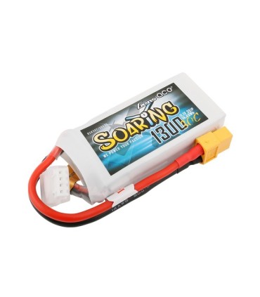 Batterie Lipo Gensace SOARING 1300mAh 11.1V 30C 3S