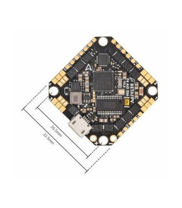 PALILLO DE DIENTES para Tablero de Vuelo BETAFPV F4 2-4S AIO SIN ESCOBILLAS FC 20A ESC V3