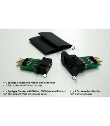 Emcotec 8-Pin wing connector