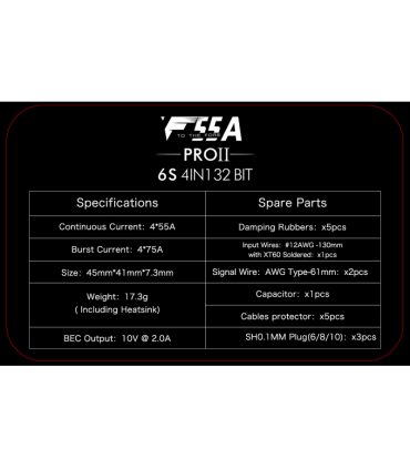ESC Tmotor F55A PRO II