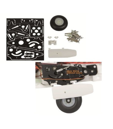 Carrello di atterraggio retrattile per Lentus Multiplex aliante