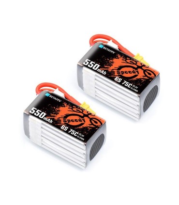 Batterie BETA FPV 6S 550mAh 75C (par 2)