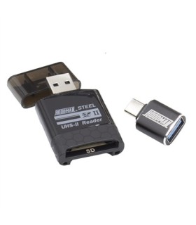 Hoodman UHS-II SD/Micro SD Card Reader
