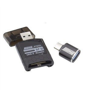 Hoodman UHS-II SD / Micro SD kaartlezer