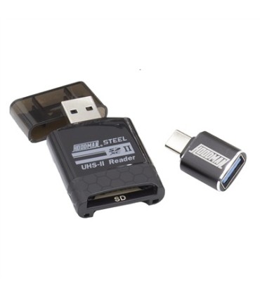 Hoodman UHS-II SD/Micro SD Card Reader