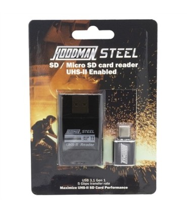 Hoodman UHS-II SD / Micro SD kaartlezer