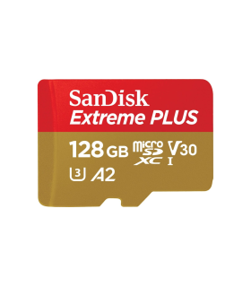 Sandisk microSD EXT PLUS 128GB Micro SD-kaart