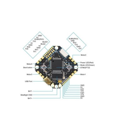 F722 AIO 35A Brushless