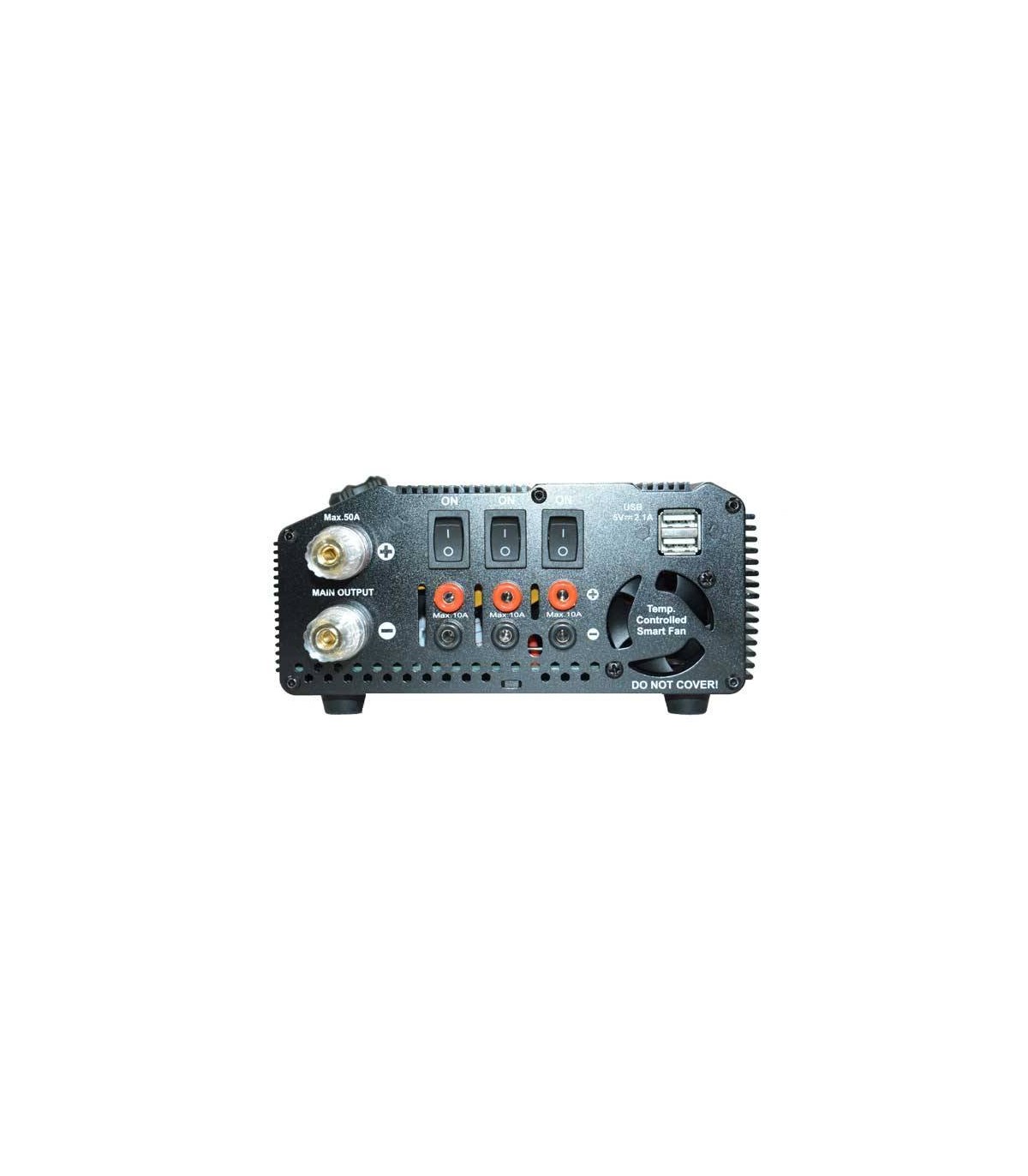 Stabilized Power Supply E-Powerbox 50A 12V-18V with USB 5V