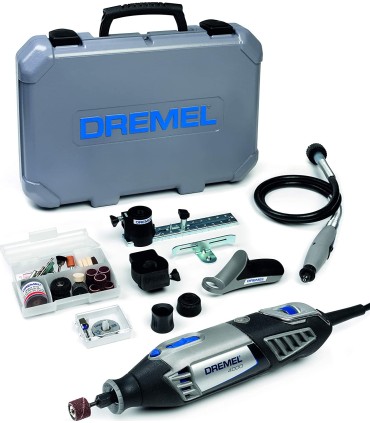 Dremel 4000 Ferramenta Rotativa multifunções 175W (vem com 4 adaptadores 65 Acessórios, velocidade 5000-35000 rpm)