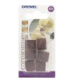 Lot de 6 Bandes de Ponçage DREMEL 408 (Diamètre 13mm, Grain 60, pour Outil multiusage Dremel)