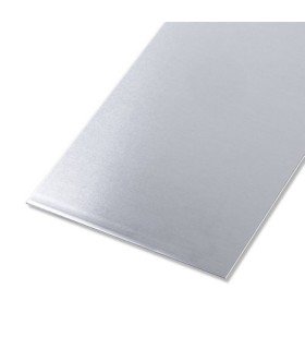 Glattes Blech aus rohem aluminium 1,5 mm 250mm x 500mm