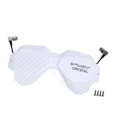 Weiße iFlight HD Crystal Patch Antenne für DJI FPV Maske