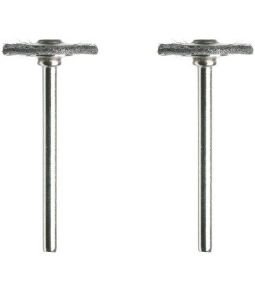 Dremel 428 Set di 2 Spazzole Corona in acciaio 19mm per pulire