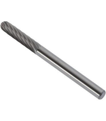 Dremel 9903 fresador de carboneto de tungsténio para metal e madeira, de extremidade redonda, com 3,2 mm de diâmetro para