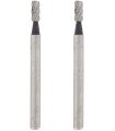 Dremel 194 Set of 2 Steel Milling Cutters, Cylindrical End, Ø 3.2mm for Carving and Engraving with Multi-purpose Tools