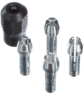 Dremel 4485 Chucks Kit - 4 Clamps and Clamping Nut for Rotary Multifunction Tool