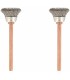 Dremel 531 Set di 2 spazzole per boccole in acciaio inossidabile