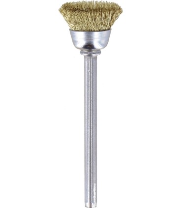 Set di 2 spazzole in ottone Dremel 536 Diam. stelo 3.2 mm