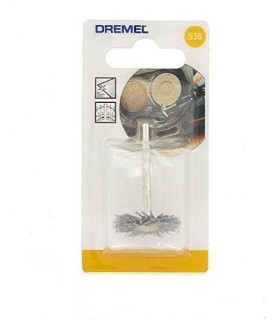 Dremel 538 High Speed Abrasive Crown Brush Diameter 26mm for deep clean
