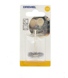 Dremel 538 High Speed Schleifkrone Pinsel Durchmesser 26mm für Tiefenreinigung