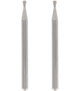 Dremel 7103 Set of 2 Diamond tips, Round tip, Working diameter 2mm for Dremel Multi-purpose Tool