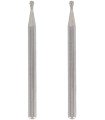 Dremel 7103 Juego de 2 puntas de diamante, Punta redonda, Diámetro de trabajo de 2 mm para Herramienta multiusos Dremel
