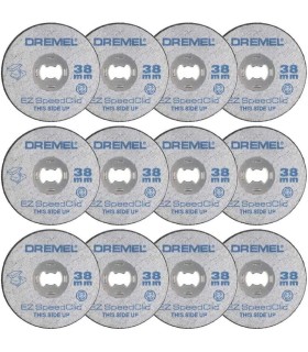 Dremel SC456B conjunto de 12 discos/Discos De Corte / Corte De Metal de Velocidade CZ 38 mm com ferramentas rotativas de Dremel