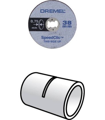 5 SpeedClic Dremel SC409 dunne doorslijpschijven