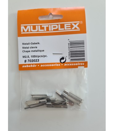 Chapes métal M2,5 (10 pcs) Multiplex 702023