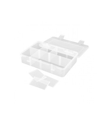 Storage box 8 compartments 187x126x43mm