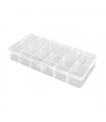 Storage box 12 compartments 260x125x43.5mm