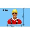 Busto de piloto para avión RC