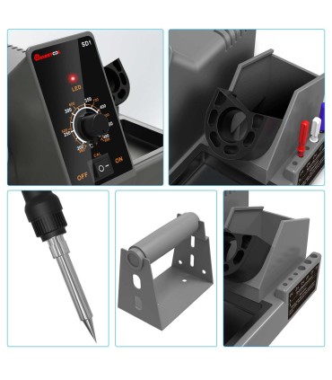 Estação de solda LCD 60W 200 a 480 ° C