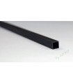 Quadrato/tubo quadrato 3.0 / 4.0 mm 1 metro di lunghezza