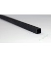 Tubo quadrado/quadrado de 2, 0 mm / 3, 0 mm 1 metro de comprimento