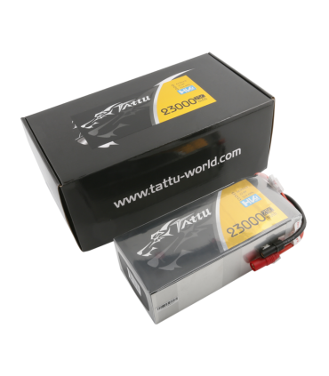 6S 23000mAh HV Tattu Lipo Batterij