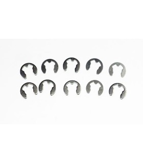 Stainless steel Retaining rings 3.2mm (by 10)