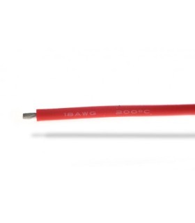 Weiches Silikonkabel 18 AWG rot