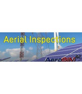 Extensão Profissional para Aerosim RC com cenários de inspeção