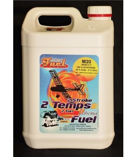 Fuel M20 2Temps 100% synthetic 5% nitro 5L Labema