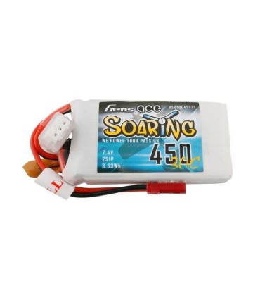 Batterie Lipo Gensace SOARING 450 mAh 30C 7.4V