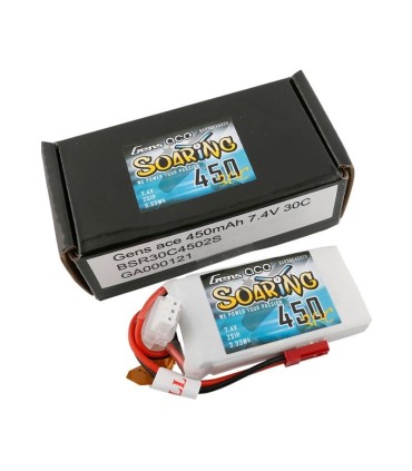 GENSACE que sobe a bateria de 450mAh 30c 7.4 V Lipo