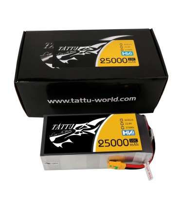 Batería Lipo 6S 25000mAh HV Tattu