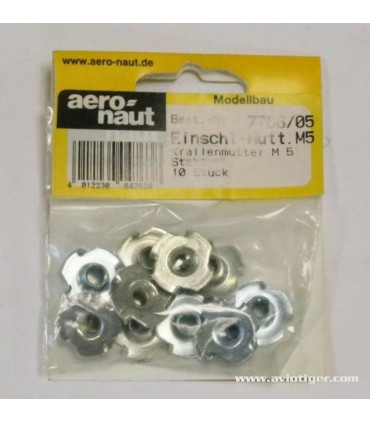 M3 Spiked nuts (per 10)