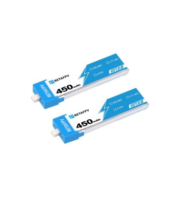 LiHV 1S 450MAH 30C BT2.0 Beta FPV batterijen (per 4)