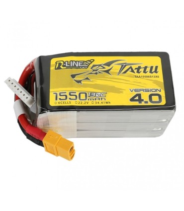 Batterij 6s 1550MAH 130C Tatu R Line V4. 0