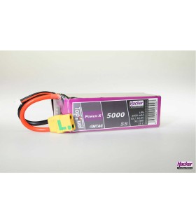 Batterie lipo Hacker 5000 mAh 4S 35c XT90